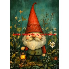 Látkový panel  kolekce ZELENÁ VÍLÍ POHÁDKA  494-133
