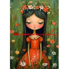 Látkový panel  kolekce ZELENÁ VÍLÍ POHÁDKA  494-139