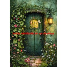 Látkový panel  kolekce ZELENÁ VÍLÍ POHÁDKA  494-143