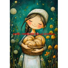 Látkový panel  kolekce ZELENÁ VÍLÍ POHÁDKA  494-147