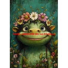 Látkový panel  kolekce ZELENÁ VÍLÍ POHÁDKA  494-150