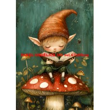 Látkový panel  kolekce ZELENÁ VÍLÍ POHÁDKA  494-166