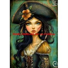 Látkový panel  kolekce ZELENÁ VÍLÍ POHÁDKA  494-174