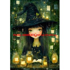 Látkový panel  kolekce ZELENÁ VÍLÍ POHÁDKA  494-175