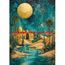 Látkový panel  kolekce ZELENÁ VÍLÍ POHÁDKA  494-176