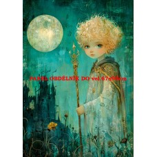 Látkový panel  kolekce ZELENÁ VÍLÍ POHÁDKA  494-180