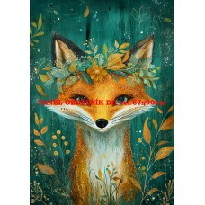 Látkový panel  kolekce ZELENÁ VÍLÍ POHÁDKA  494-20