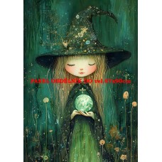 Látkový panel  kolekce ZELENÁ VÍLÍ POHÁDKA  494-202