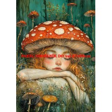 Látkový panel  kolekce ZELENÁ VÍLÍ POHÁDKA  494-213