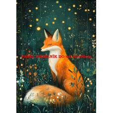 Látkový panel  kolekce ZELENÁ VÍLÍ POHÁDKA  494-216