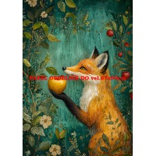 Látkový panel  kolekce ZELENÁ VÍLÍ POHÁDKA  494-219