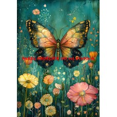 Látkový panel  kolekce ZELENÁ VÍLÍ POHÁDKA  494-22