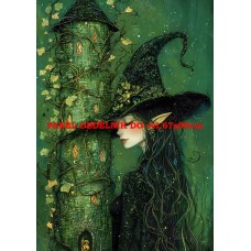 Látkový panel  kolekce ZELENÁ VÍLÍ POHÁDKA  494-224
