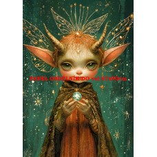 Látkový panel  kolekce ZELENÁ VÍLÍ POHÁDKA  494-225
