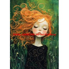 Látkový panel  kolekce ZELENÁ VÍLÍ POHÁDKA  494-33