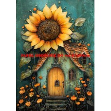 Látkový panel  kolekce ZELENÁ VÍLÍ POHÁDKA  494-37