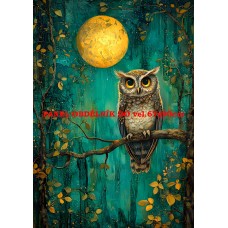 Látkový panel  kolekce ZELENÁ VÍLÍ POHÁDKA  494-39