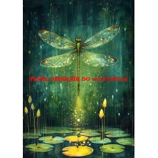 Látkový panel  kolekce ZELENÁ VÍLÍ POHÁDKA  494-58