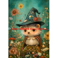 Látkový panel  kolekce ZELENÁ VÍLÍ POHÁDKA  494-64