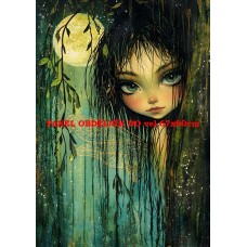 Látkový panel  kolekce ZELENÁ VÍLÍ POHÁDKA  494-76