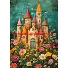 Látkový panel  kolekce ZELENÁ VÍLÍ POHÁDKA  494-79