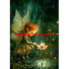 Látkový panel  kolekce ZELENÁ VÍLÍ POHÁDKA  494-80