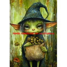 Látkový panel  kolekce ZELENÁ VÍLÍ POHÁDKA  494-92
