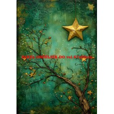 Látkový panel  kolekce ZELENÁ VÍLÍ POHÁDKA  494-93