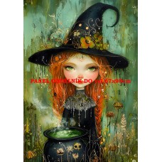 Látkový panel  kolekce ZELENÁ VÍLÍ POHÁDKA  494-94