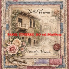 Látkový panel  kolekce DENIM LACE CITIES  497-669