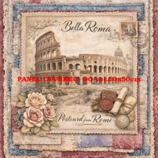 Látkový panel  kolekce DENIM LACE CITIES  497-671