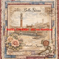 Látkový panel  kolekce DENIM LACE CITIES  497-676