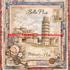 Látkový panel  kolekce DENIM LACE CITIES  497-677