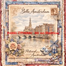 Látkový panel  kolekce DENIM LACE CITIES  497-680