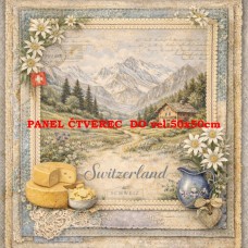 Látkový panel  kolekce DENIM LACE CITIES  497-685