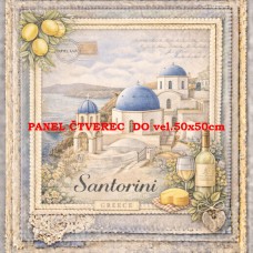 Látkový panel  kolekce DENIM LACE CITIES  497-688