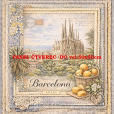 Látkový panel  kolekce DENIM LACE CITIES  497-689