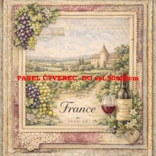 Látkový panel  kolekce DENIM LACE CITIES  497-690