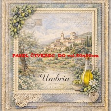 Látkový panel  kolekce DENIM LACE CITIES  497-695