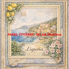 Látkový panel  kolekce DENIM LACE CITIES  497-698