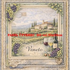 Látkový panel  kolekce DENIM LACE CITIES  497-701