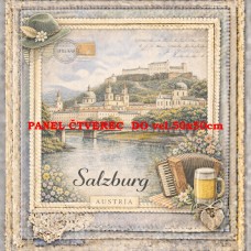 Látkový panel  kolekce DENIM LACE CITIES  497-703