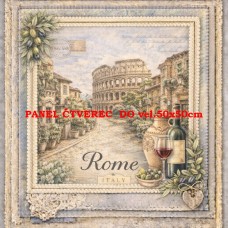 Látkový panel  kolekce DENIM LACE CITIES  497-705