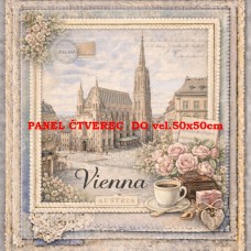 Látkový panel  kolekce DENIM LACE CITIES  497-707