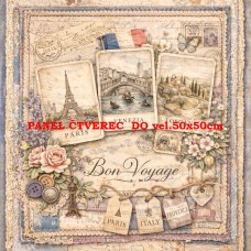 Látkový panel  kolekce DENIM LACE CITIES  497-710