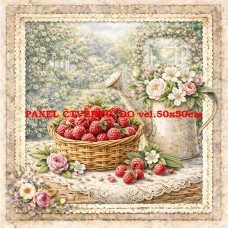 Látkový panel  kolekce DENIM LACE FRUIT  497-750