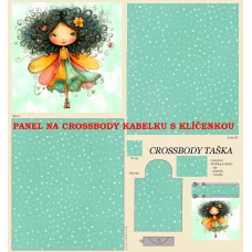 PANEL NA CROSSBODY TAŠTIČKU S KLÍČENKOU  / 511d-131