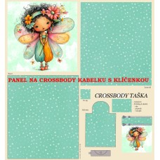 PANEL NA CROSSBODY TAŠTIČKU S KLÍČENKOU  / 511d-132