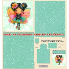PANEL NA CROSSBODY TAŠTIČKU S KLÍČENKOU  / 511d-134