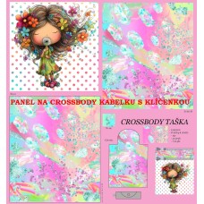 PANEL NA CROSSBODY TAŠTIČKU S KLÍČENKOU  / 511d-137